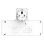 Beline hálózati elosztó LED backlight-del, 2xUSB-A/USB-C/2xAC, fehér