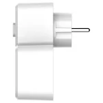 Beline hálózati elosztó LED backlight-del, 2xUSB-A/USB-C/2xAC, fehér