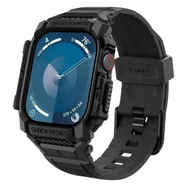   SPIGEN RUGGED ARMOR PRO Apple Watch tok Apple Watch 10/11 (42 mm) készülékhez, matt fekete