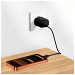 TECH-PROTECT NCA45W-GAN 2-PORT hálózati töltő PD 45W / QC3.0 fekete