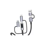 USAMS kábel 6in1 Fast Charging 60W 1.2m adatkábel digital display alumínium ötvözet Sufeng SJ71 Series
