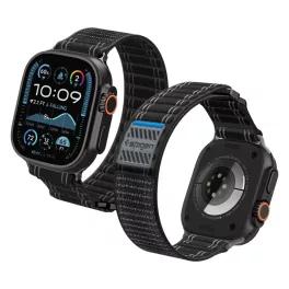   SPIGEN WBF0 óraszíj Apple Watch 8 / 9 / 10 / 11 / SE / Ultra készülékhez (44 / 45 / 46 / 49 MM) fekete