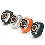 DUX DUCIS GS nylon szíj Apple Watch 42/44/45/49 mm készülékhez, fekete