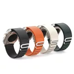 DUX DUCIS GS nylon szíj Apple Watch 42/44/45/49 mm készülékhez, fekete