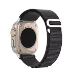 DUX DUCIS GS nylon szíj Apple Watch 42/44/45/49 mm készülékhez, fekete
