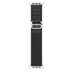 DUX DUCIS GS nylon szíj Apple Watch 42/44/45/49 mm készülékhez, fekete