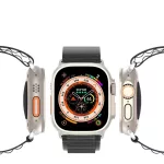 DUX DUCIS GS nylon szíj Apple Watch 42/44/45/49 mm készülékhez, fekete