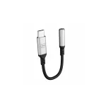 3MK USB-C adapter – Jack 3,5 mm DAC fekete