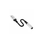 3MK USB-C adapter – Jack 3,5 mm DAC fekete