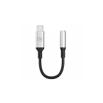 3MK USB-C adapter – Jack 3,5 mm DAC fekete