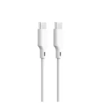 Forever újrahasznosított USB-C–USB-C kábel 1,5 m 3A KR15-CC-00 fehér