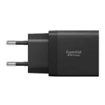 SPIGEN ESSENTIAL EE472EU 2-PORT NETWORK CHARGER 47W fekete