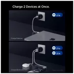 SPIGEN ESSENTIAL EE472EU 2-PORT NETWORK CHARGER 47W fekete