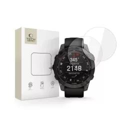   Edzett üveg kijelzővédő TECH-PROTECT GLASS FIT+ 2-PACK GARMIN FENIX 7X / 7X PRO készülékhez átlátszó