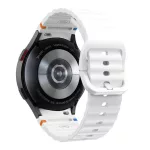 TECH-PROTECT SILICONE SPORT védőtok SAMSUNG GALAXY WATCH 4 / 5 / 5 PRO / 6 / 7 / FE készülékhez fehér