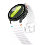 TECH-PROTECT SILICONE SPORT védőtok SAMSUNG GALAXY WATCH 4 / 5 / 5 PRO / 6 / 7 / FE készülékhez fehér