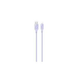   USAMS Lightning kábel 2.4A 1.2m Gyors töltés Lithe Series lila SJ565USB03 (US-SJ565)