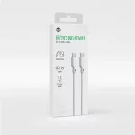 Forever Recycling USB-A – USB-C kábel 1,5 m 3A KR60-AC-00 fehér