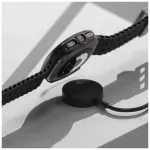 RINGKE SLIM & TEMPERED GLASS üvegfólia SAMSUNG GALAXY WATCH ULTRA 2024 / 2025 (47 MM) készülékhez titán fekete