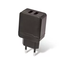 Setty töltő 2x USB 2,4A fekete