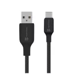 Tactical Stitch Thread kábel USB-A/USB-C 1m fekete