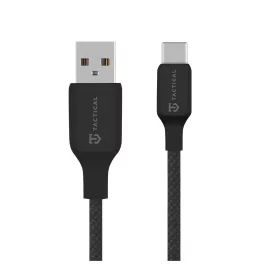 Tactical Stitch Thread kábel USB-A/USB-C 1m fekete