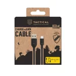 Tactical Stitch Thread kábel USB-A/USB-C 1m fekete