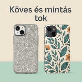 Köves és mintás tok