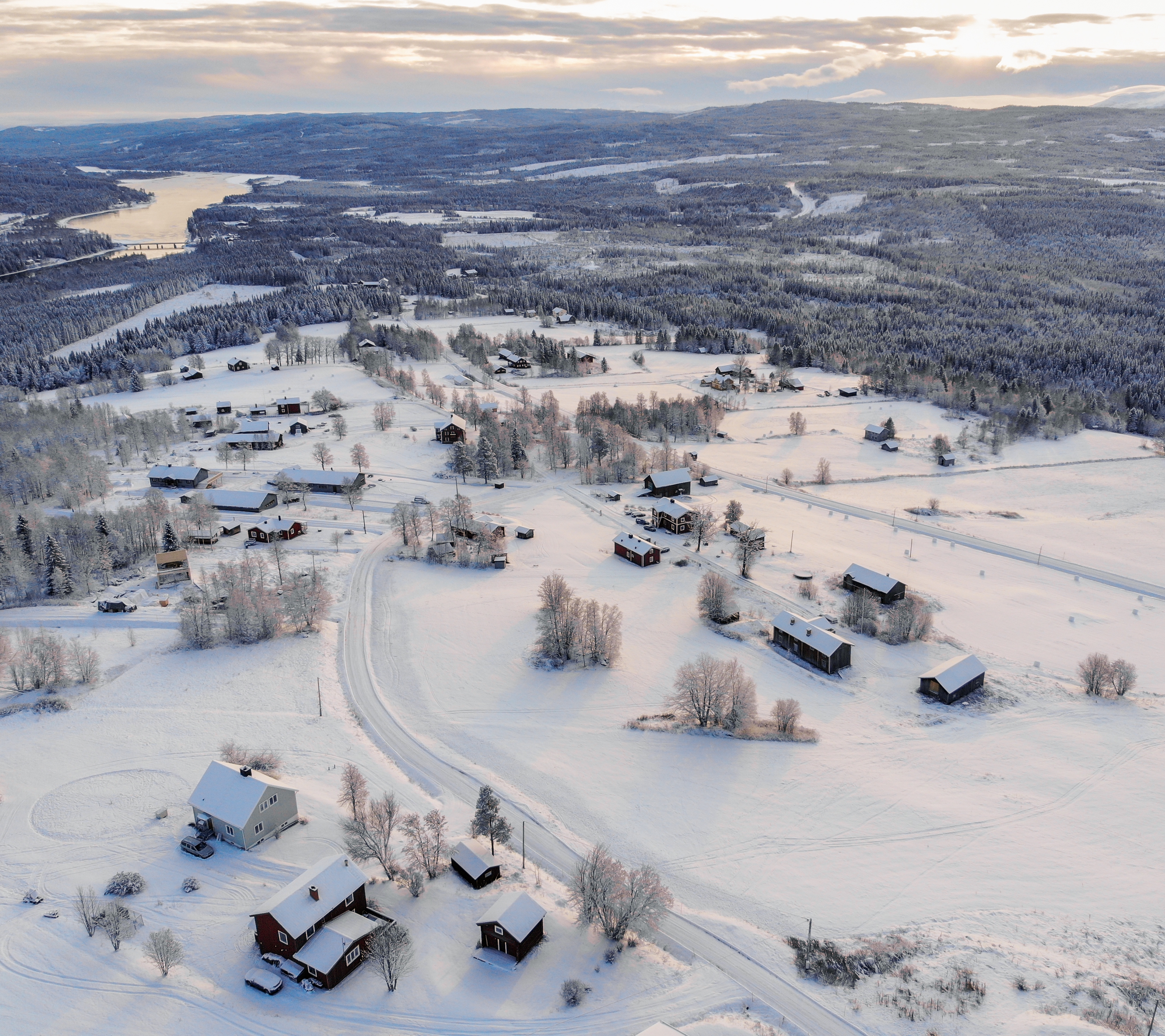 Téli tájakra optimalizált drónfotózás